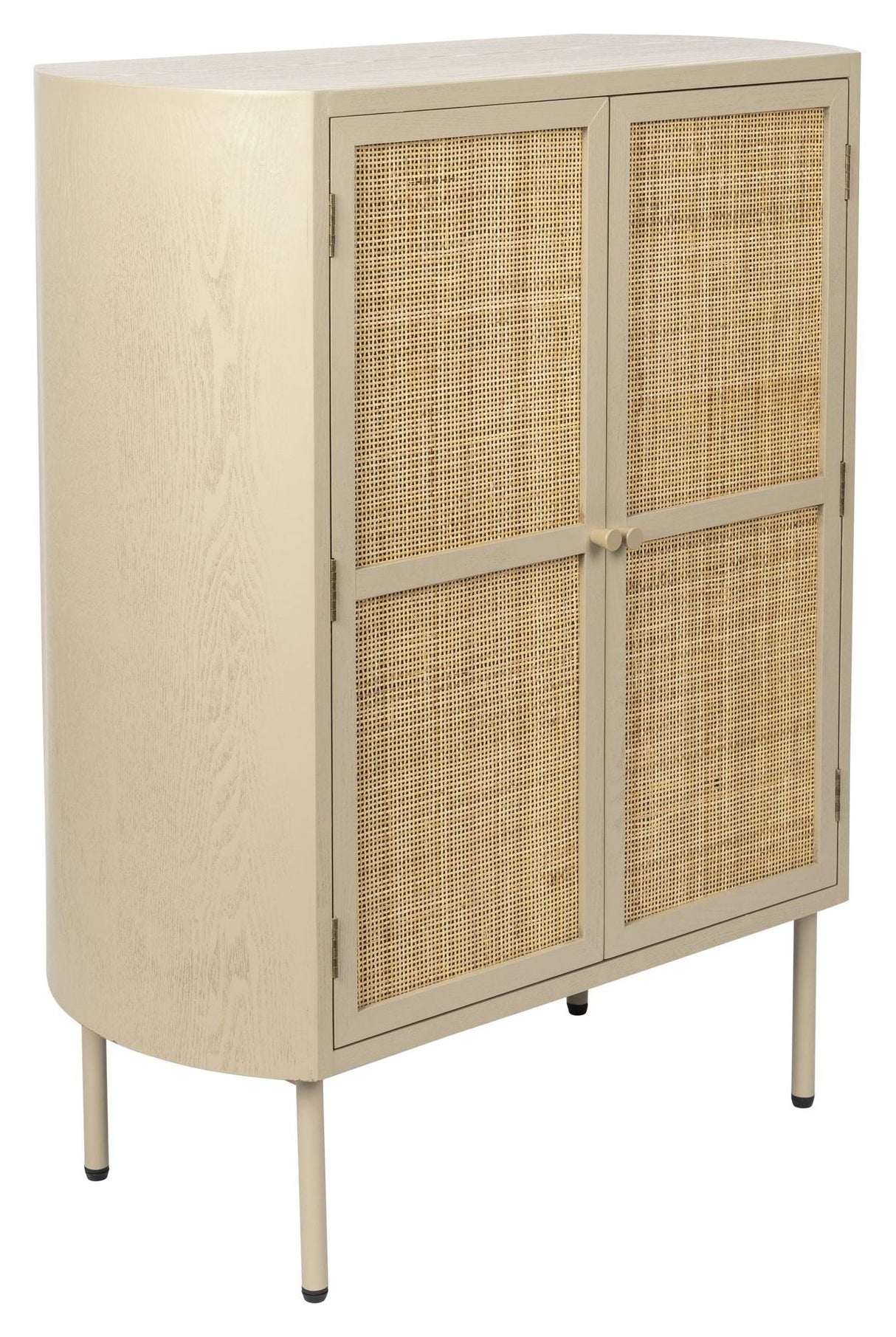 Amaya Højskænk, MDF, Flet, Beige - UNOLIVING.COM