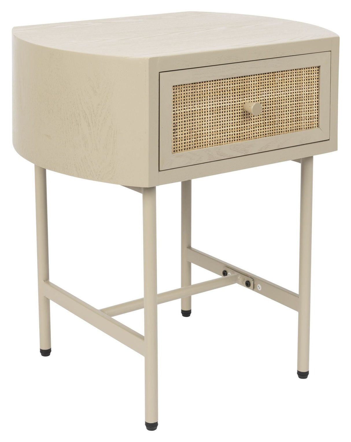 Amaya Sidebord, MDF, Flet, Beige - UNOLIVING.COM