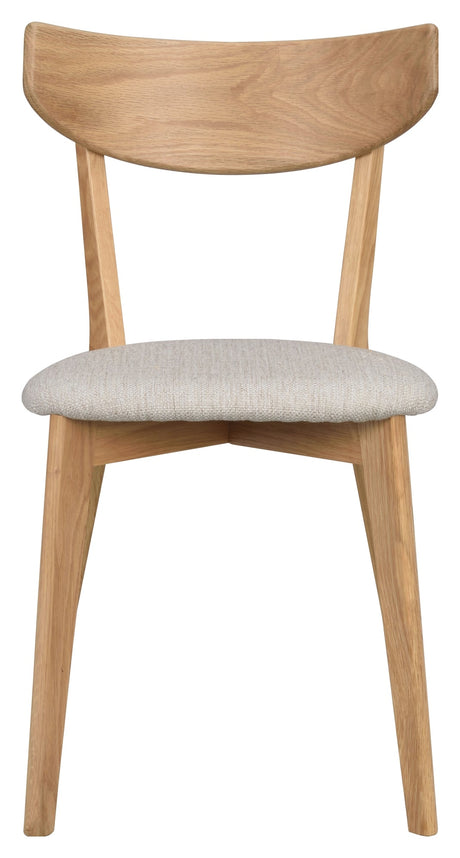 Ami, spisebordsstol - eg/grå - beige - UNOLIVING.COM