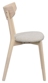 Ami, spisebordsstol - lys eg/grå - beige - UNOLIVING.COM