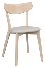 Ami, spisebordsstol - lys eg/grå - beige - UNOLIVING.COM