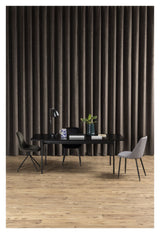 Angus Spisebord, 200x90, Sort melamin - Unoliving.com