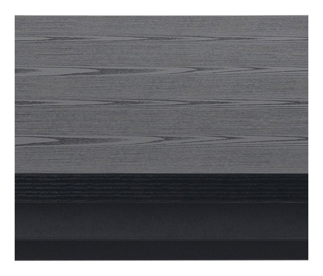 Angus Spisebord, 200x90, Sort melamin - Unoliving.com