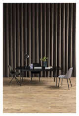 Angus Spisebord, 200x90, Sort melamin - UNOLIVING.COM