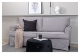 Anton 2 - pers. Sofa, Grå stof - UNOLIVING.COM