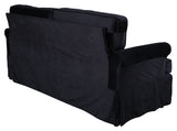 Anton 2 - pers. Sofa, Sort velour - UNOLIVING.COM