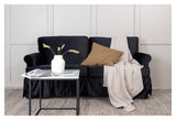 Anton 2 - pers. Sofa, Sort velour - UNOLIVING.COM