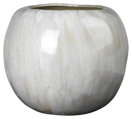 Apple Vase Ø41.5, Hvid Stentøj - UNOLIVING.COM