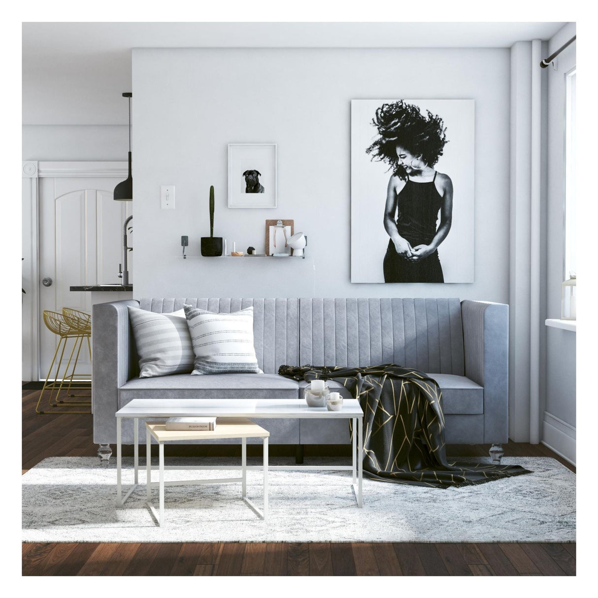 Arabelle Sovesofa, Grå - UNOLIVING.COM