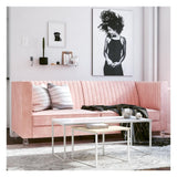 Arabelle Sovesofa, Pink - UNOLIVING.COM