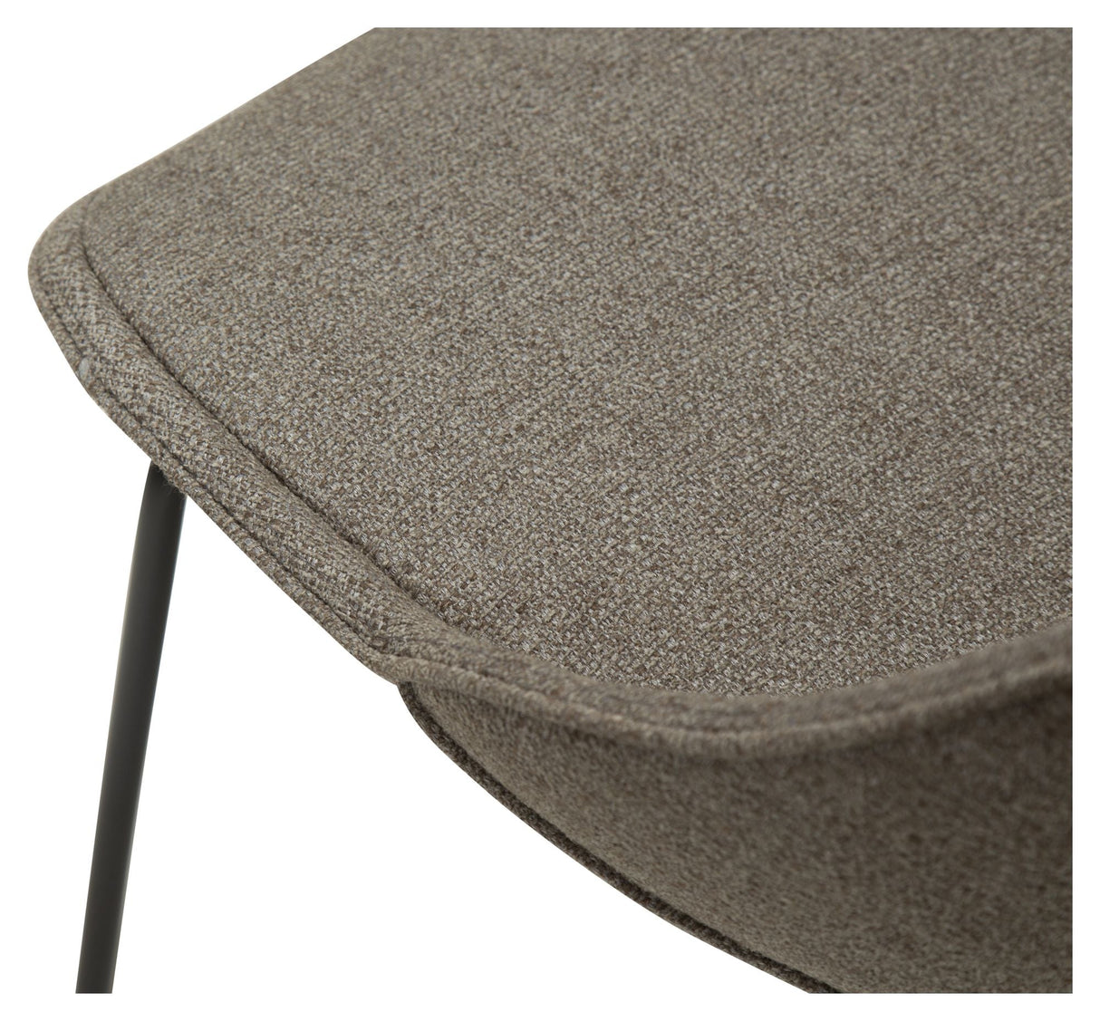 Arch Spisebordsstol, pebble earth bouclé stof - UNOLIVING.COM