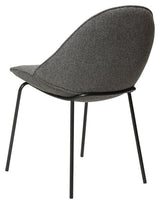 Arch Spisebordsstol, pebble grå bouclé stof - UNOLIVING.COM