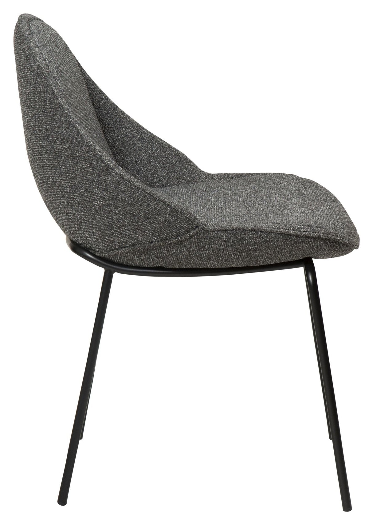 Arch Spisebordsstol, pebble grå bouclé stof - UNOLIVING.COM