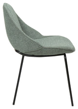 Arch Spisebordsstol, pebble grøn bouclé stof - UNOLIVING.COM