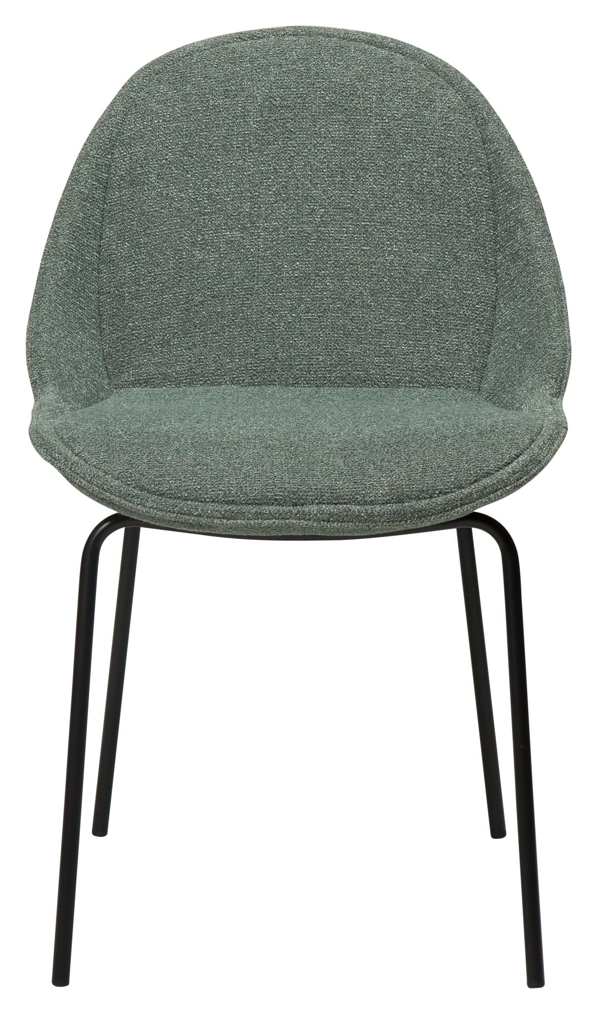 Arch Spisebordsstol, pebble grøn bouclé stof - UNOLIVING.COM