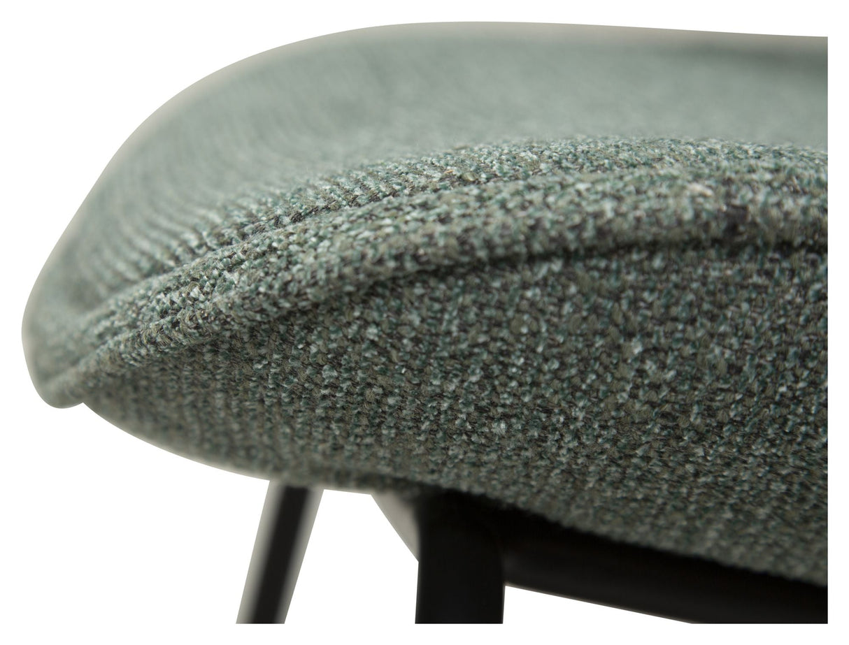 Arch Spisebordsstol, pebble grøn bouclé stof - UNOLIVING.COM