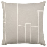 Architecture Pude 60x60, Beige melange/Offwhite - UNOLIVING.COM