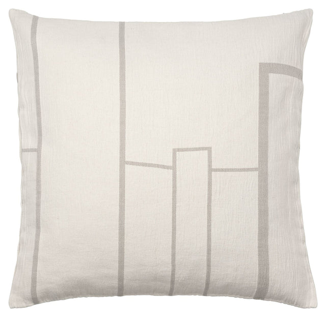 Architecture Pude 60x60, Offwhite/Beige melange - UNOLIVING.COM