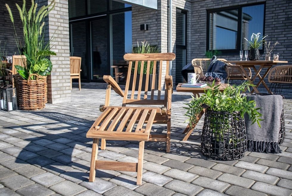 Arrecife Dækstol, Teak - UNOLIVING.COM