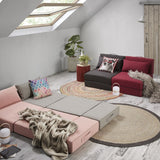 Arty Puf/Gæsteseng, Pink - UNOLIVING.COM