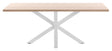 Arya Spisebord Hvid/Sonoma Melamin, 160x100 - UNOLIVING.COM