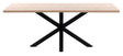 Arya Spisebord Sort/Sonoma Melamin, 160x100 - UNOLIVING.COM