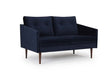 Assens 2 - pers. sofa Blå Velour - UNOLIVING.COM