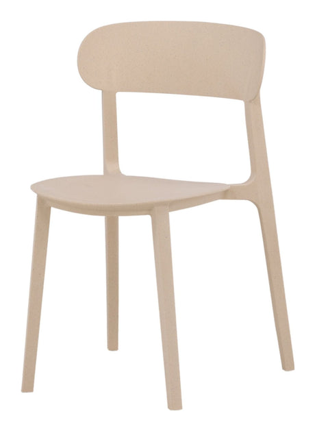 Åstol Spisebordsstol, Plastik, Beige - UNOLIVING.COM