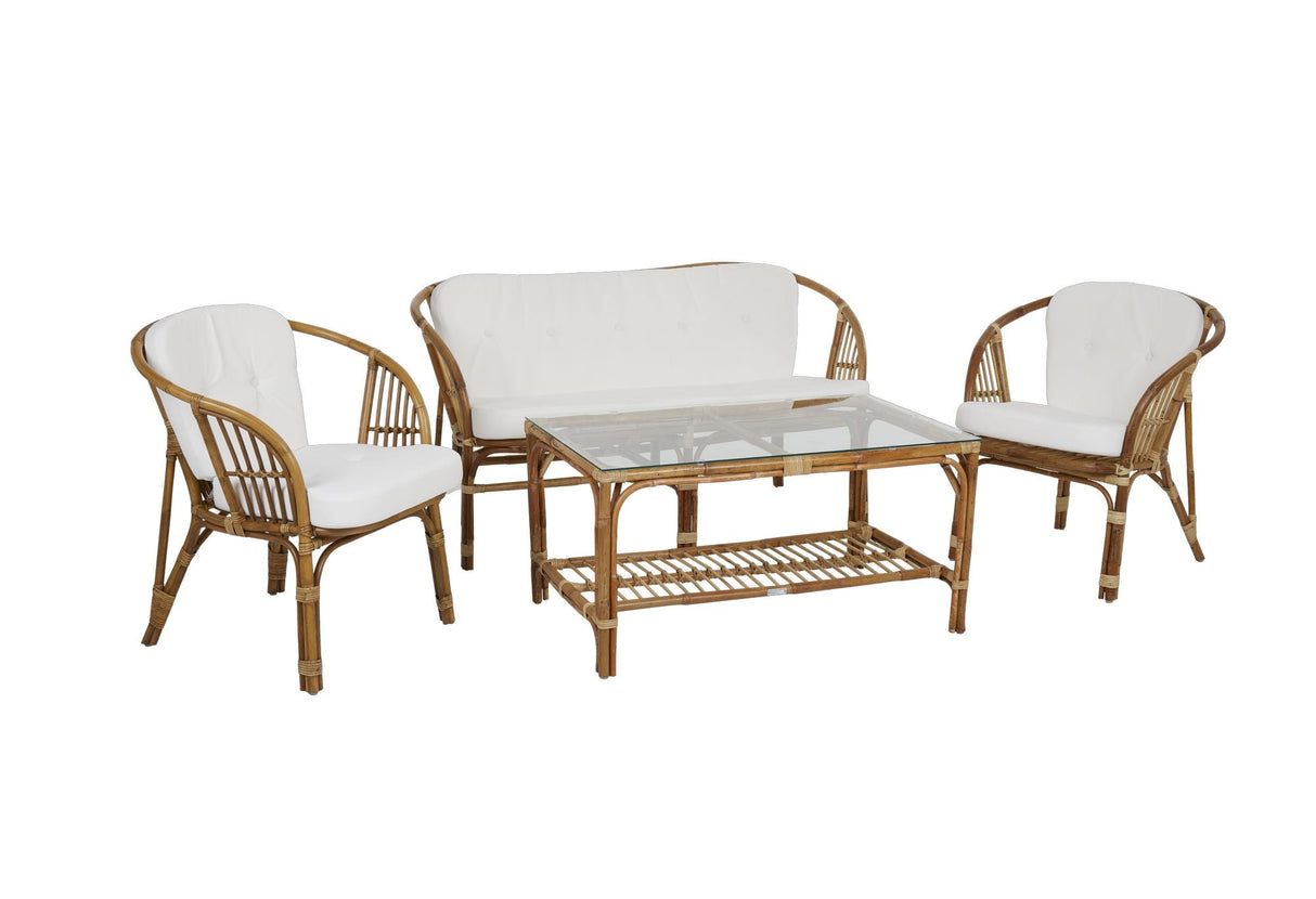 Astrakan Rattan havestol m. hyde, natur - UNOLIVING.COM