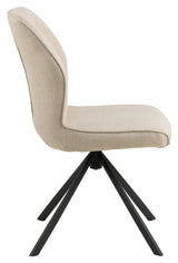 Aura, spisebordsstol - lys beige - UNOLIVING.COM