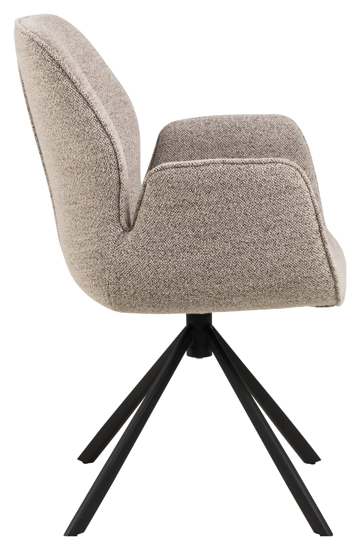 Aura, spisebordsstol m/armlæn - beige - UNOLIVING.COM