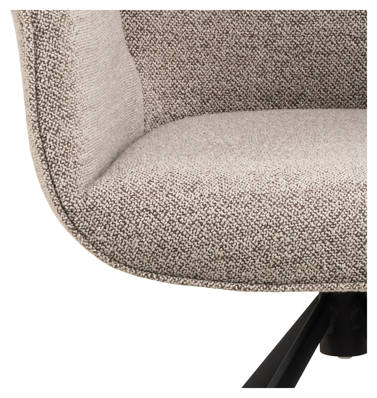 Aura, spisebordsstol m/armlæn - beige - UNOLIVING.COM