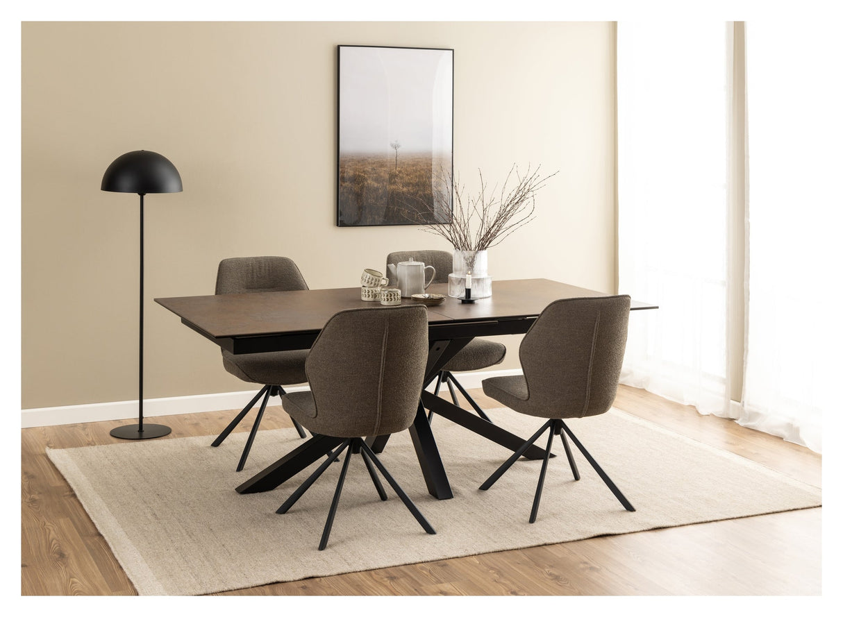 Aura, spisebordsstol - taupe - UNOLIVING.COM