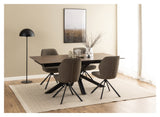 Aura, spisebordsstol - taupe - UNOLIVING.COM