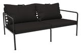 AVON 2 - pers loungesofa, Charcoal Sunbrella - UNOLIVING.COM