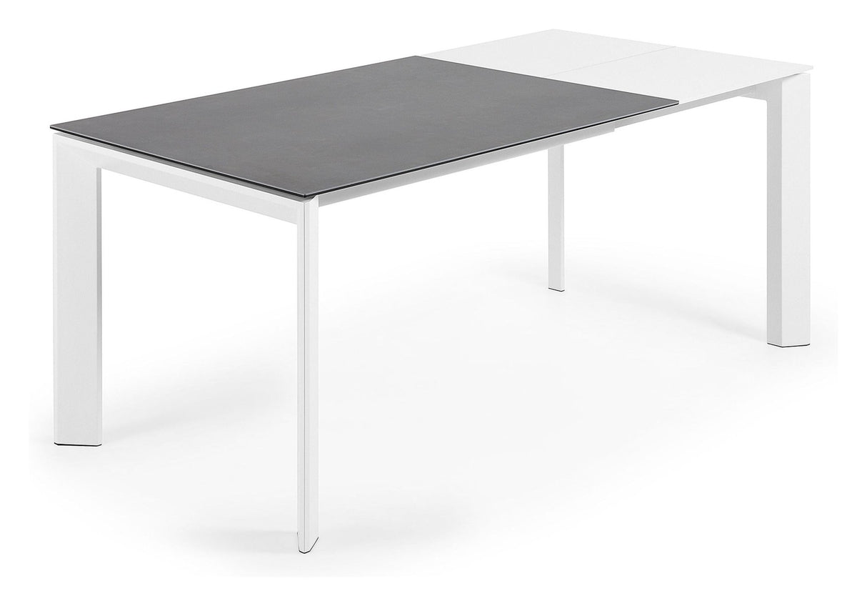 AXIS, Spisebord 120/180cm, grå/hvid - UNOLIVING.COM