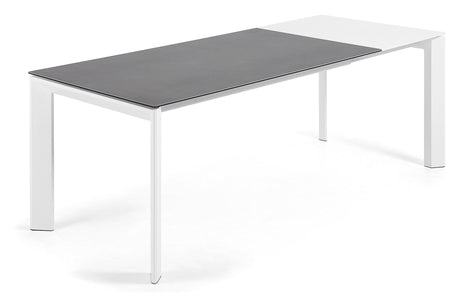 AXIS, Spisebord 160/220cm, grå/hvid - UNOLIVING.COM