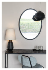 Aysa Bordlampe, Sort alu/Stof - UNOLIVING.COM