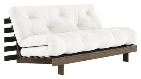 Roots 160 Sovesofa, Brun lakeret fyrretræ, Natural - Unoliving.com