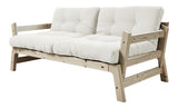 Step Sovesofa, 200, Fyrretræ/Offwhite - Unoliving.com