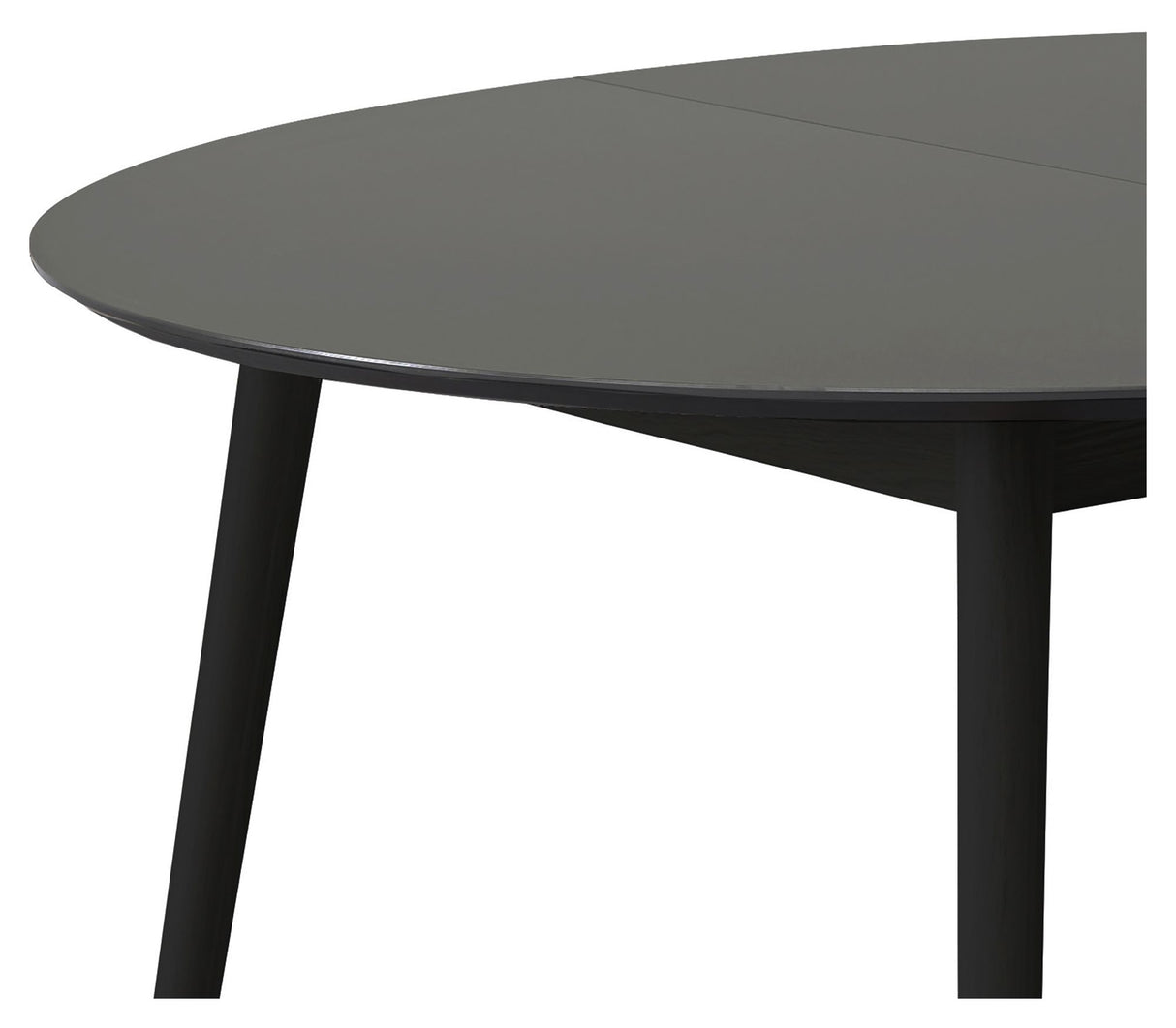 Meza Round Spisebord Ø135, Grafit/Ben ask - Unoliving.com