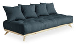 Senza Daybed, Petroleum Blue/Natur - Unoliving.com