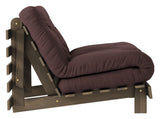 Roots 90 Sovesofa, Brun lakeret fyrretræ, Brown - Unoliving.com