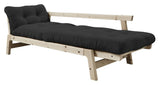 Step Sovesofa, Dark Grey/Natur - Unoliving.com