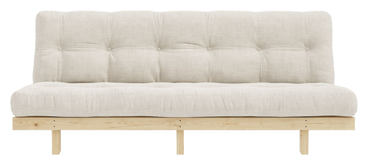 Lean Sovesofa, Fyrretræ/Ivory fløjl - Unoliving.com