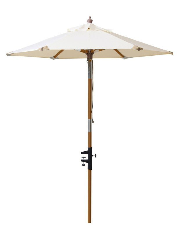 Balcony Parasol, Offwhite, Ø180 - UNOLIVING.COM