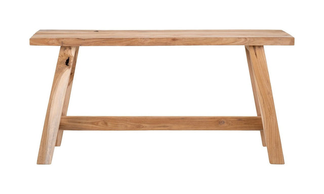 Barcelona Teak Bænk, 90 cm - UNOLIVING.COM