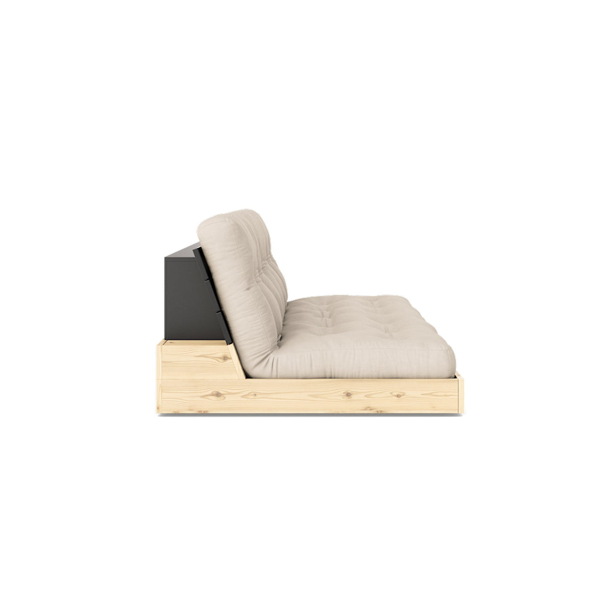 Base Sovesofa, Beige/sort - UNOLIVING.COM