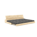 Base Sovesofa, Charcoal/natur - UNOLIVING.COM