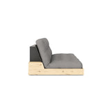 Base Sovesofa, Grey/sort - UNOLIVING.COM